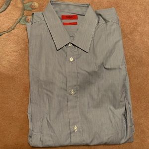 HUGO Hugo Boss Striped Button Down Shirt Slim Fit
